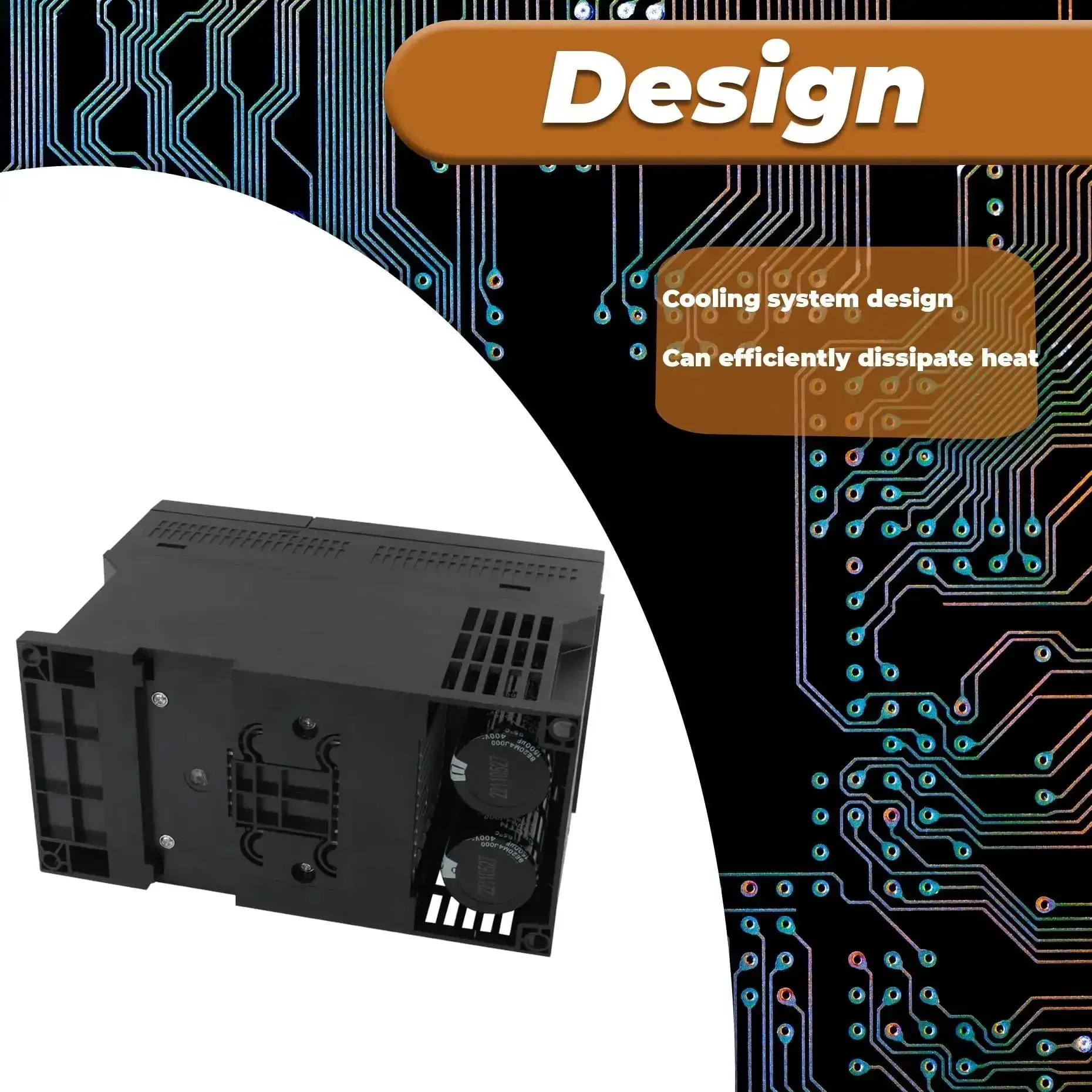7.5KW 10HP Variable Frequency Drive VFD 220V To 208-240V 3-Phase Converter Motor Speed Controller With Efficient Cooling System, Hard Plastic Shell, Easy-To-Use Interface And Clear Instructions - Image 5