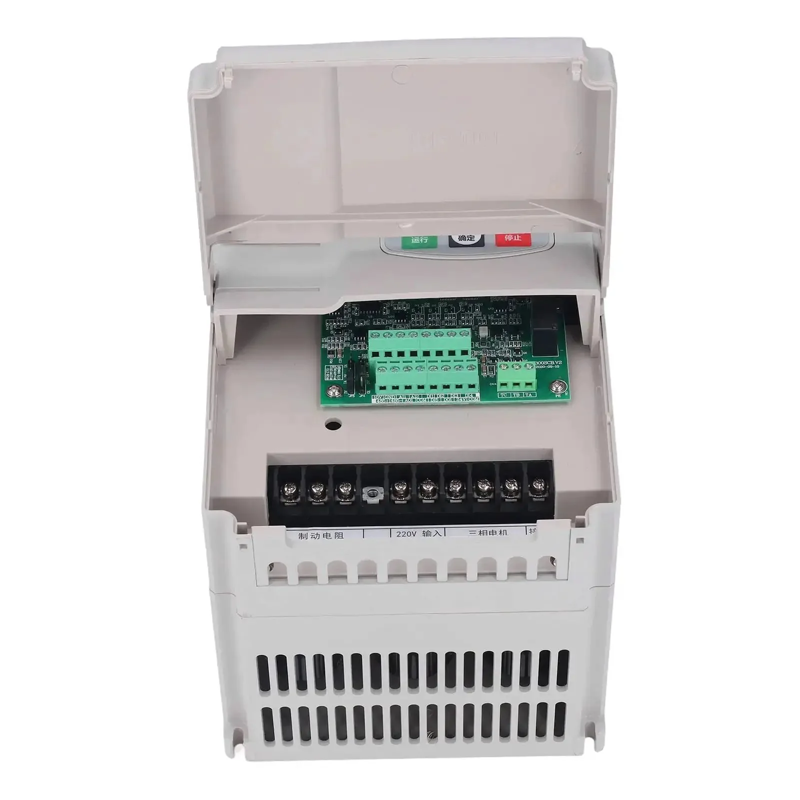 7.5KW VFD Variable Frequency Drive Inverter for 220V to 380V Motors, Single Phase 220V Input, Three Phase 380V Output, Speed Control Governor, Plug-And-Play Start Stop CW CCW, Smooth Acceleration, Ideal for Fans and Air Compressors - Image 2