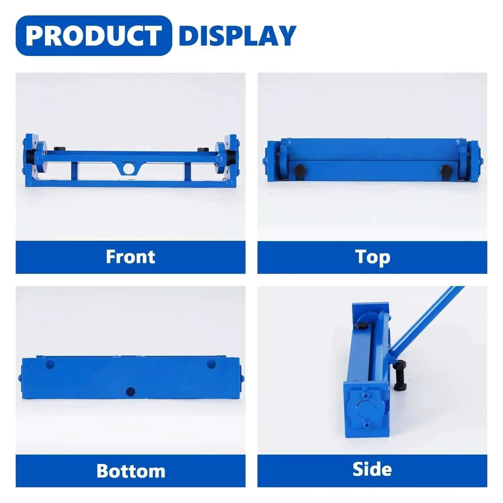 7.87 Inch Steel Bending Brake Manual Sheet Metal Bender For 0 To 90 Degrees, Mini Brake Tool For Thin Iron, Stainless Steel, Aluminum, Copper Plates, Pro Grade Precision And DIY Friendly Fab Performance - Image 2