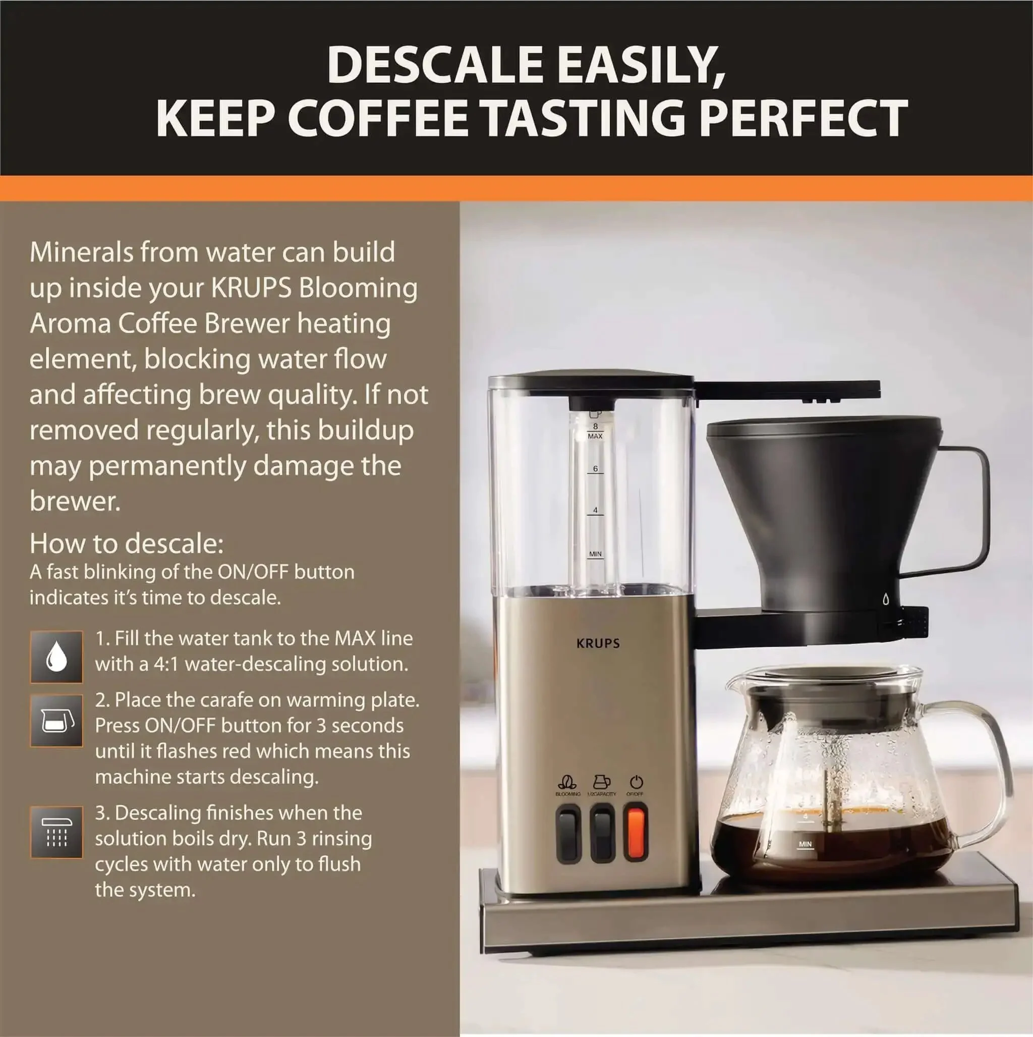 8 Cup Drip Coffee Maker With SCA Certification And Blooming Technology For Barista Quality At Home, Pour Over Style Brew, Precise Temperature Extraction, Easy To Clean Stainless Steel Silver - Image 2