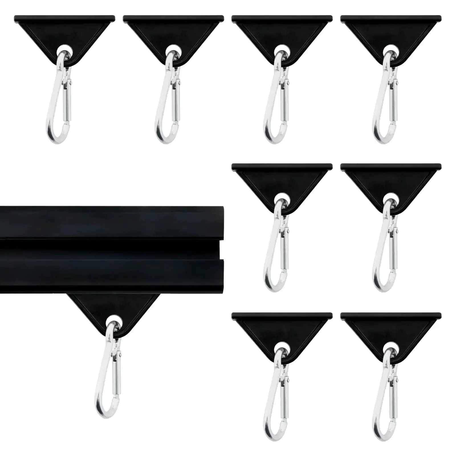 8 Pack 2020 Extrusion Sliding Hook For 20 Series T Slot V Slot Aluminum Extrusion Hardware Accessories Black Built Tough Heavy Duty Mounting Hook For 2020 Aluminum Profiles In DIY Projects And Industrial Builds