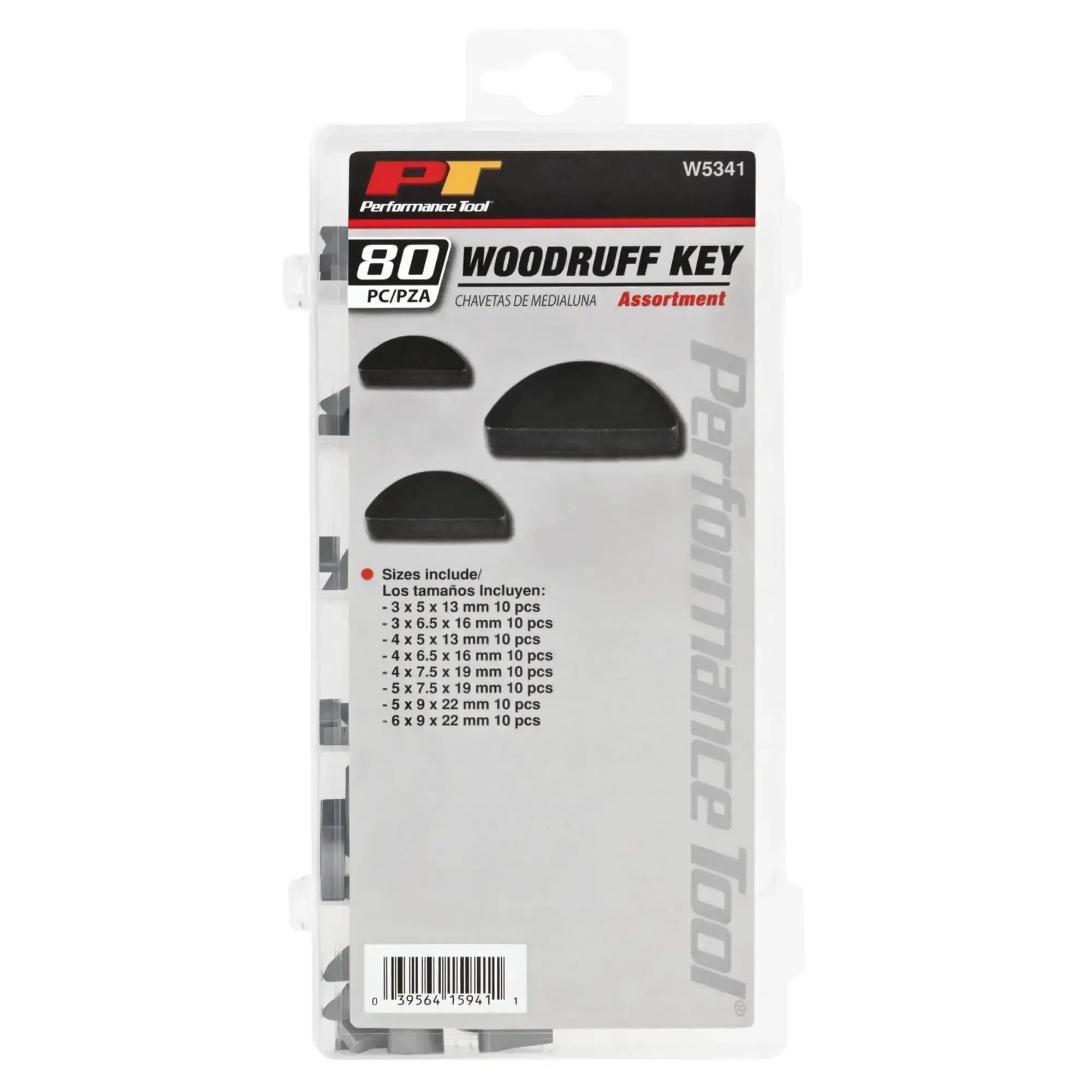80 Piece Woodruff Key Assortment Metric Set With Eight Popular Sizes In A Resealable Case Built For Quick Repairs And Shop Flexibility For The Pro Hobbyist - Image 2
