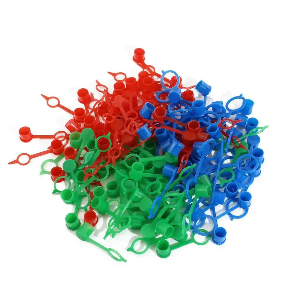 800 Pcs Zerk Fitting Dust Cover Caps Kit For M6 M8 M10 Polyethylene Plastic Red Blue Green Color Set Keeps Dirt And Moisture Out For Oil And Grease Gun Maintenance DIYers - Image 2