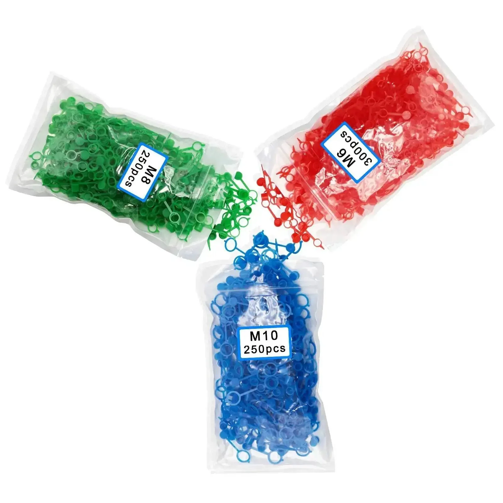 800 Pcs Zerk Fitting Dust Cover Caps Kit For M6 M8 M10 Polyethylene Plastic Red Blue Green Color Set Keeps Dirt And Moisture Out For Oil And Grease Gun Maintenance DIYers - Image 6