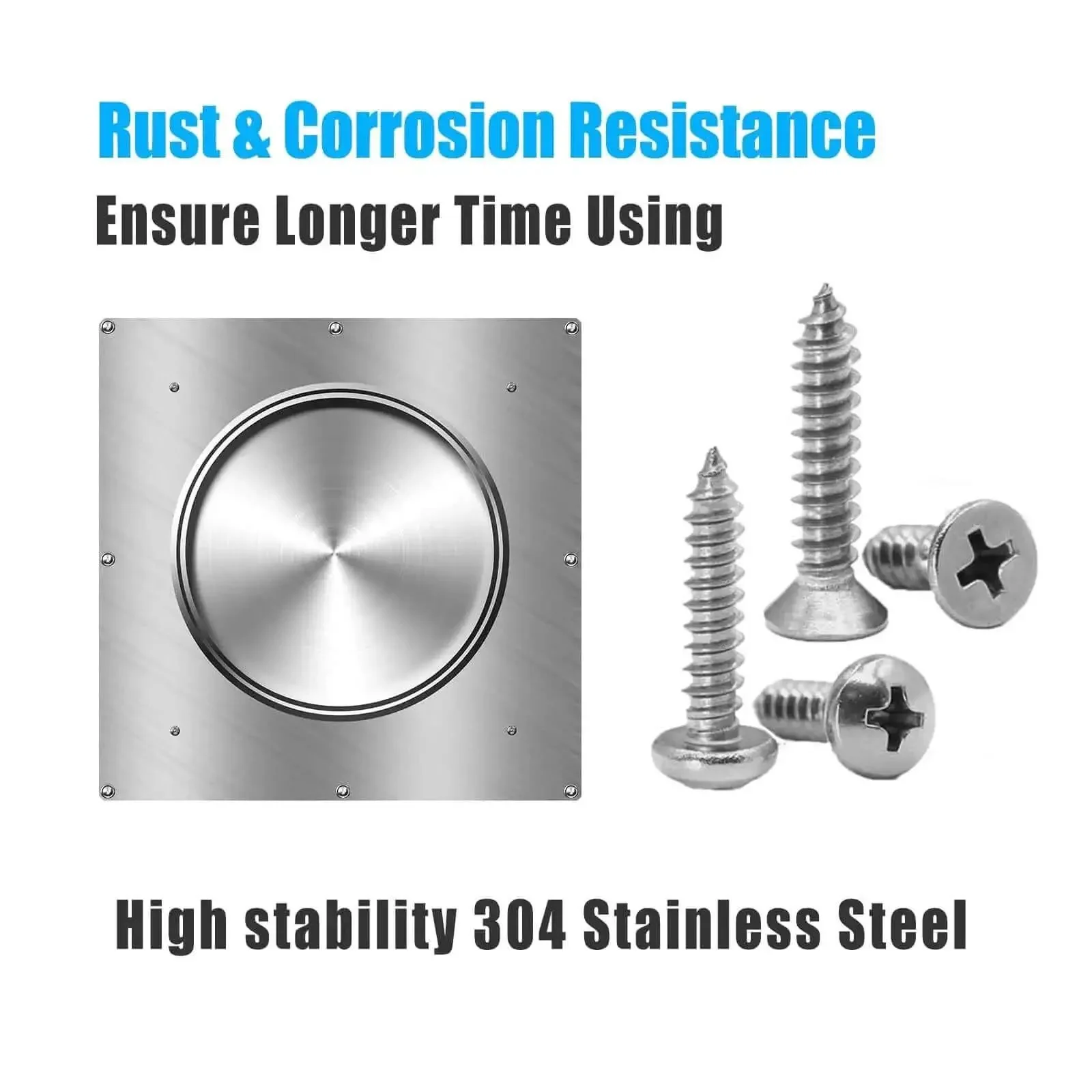 815 Piece Stainless Steel Self Tapping Screw Set With 24 Sizes M3 To M6 Including Flat Head Pan Head And Truss Head Phillips Drive 304 Grade Stainless Heavy Duty Assorted Kit For Decking Drywall Concrete And Sheet Metal Projects - Image 6