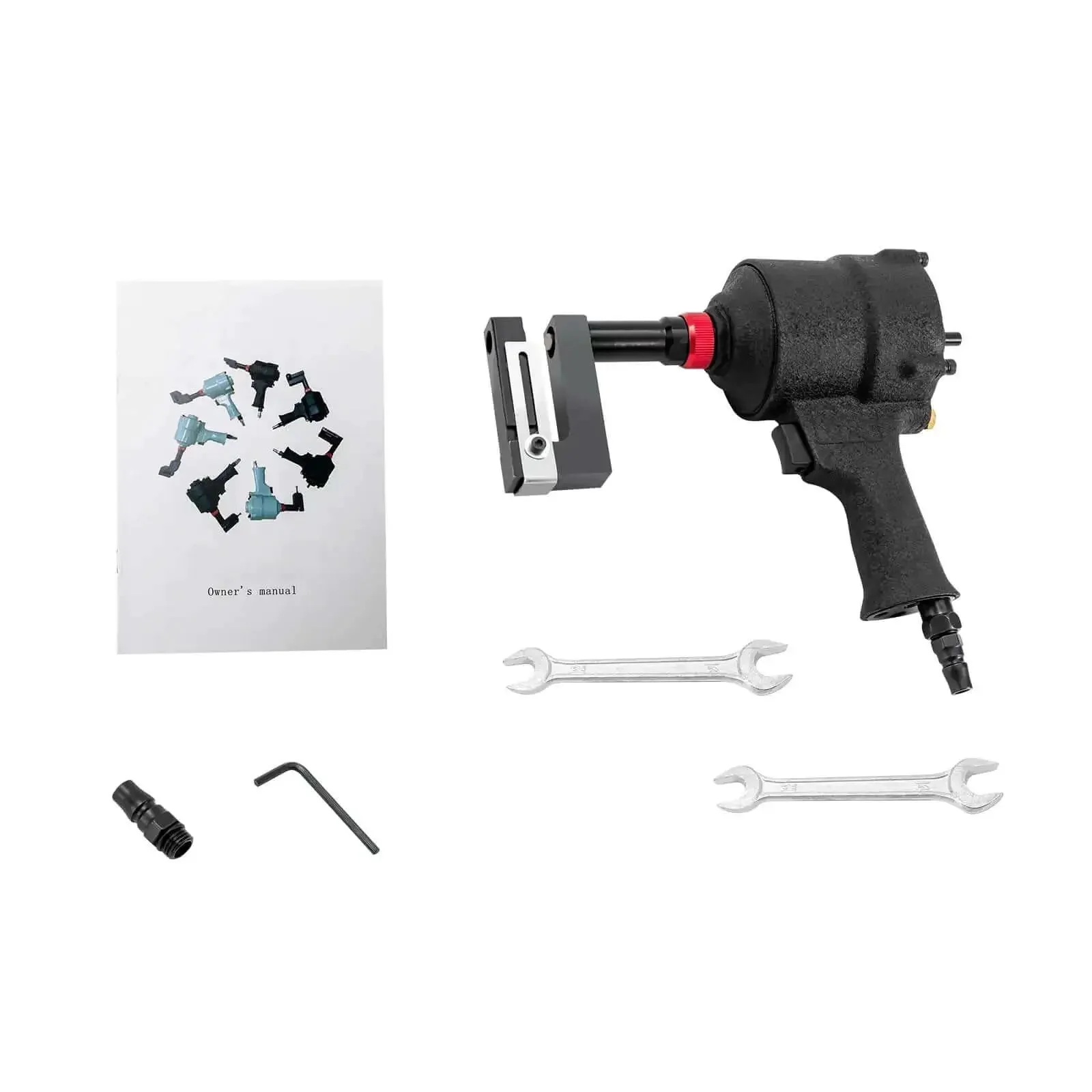 8mm Pneumatic Hole Puncher For Metal Sheets Heavy Duty Air Hole Punch Tool With 360 Degree Rotating Design Beast Pro Grade Punching Gun For Doors Windows Factory Office And Home Use - Image 5