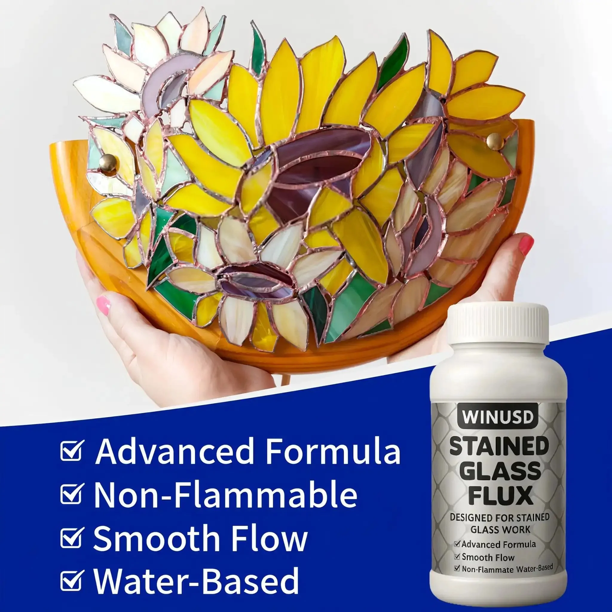 8oz Liquid Solder Flux For Stained Glass Soldering Supplies And Electrical Repairs Water Based Formula Pro Grade Safe For Copper Zinc And Lead Use With Glass Art Tools For Precise Application And Smooth Flow In Every Weld - Image 5
