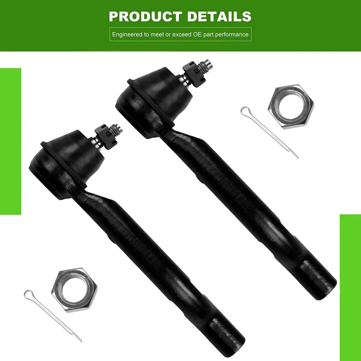 8Pc Front Suspension Kit With Lower Control Arms Ball Joints Tie Rod Ends And Sway Bar Links For Nissan Rogue 2008 To 2013 And Rogue Select 2014 To 2015 Front Lower Arm Set - Image 4