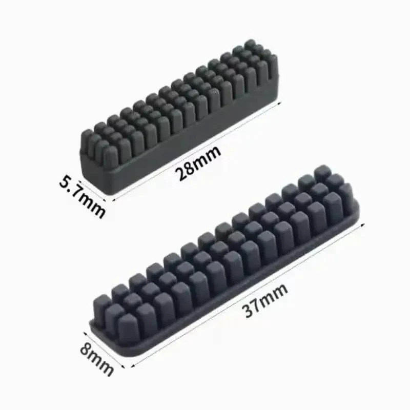 8Pcs Heatbed Nozzle Brush Replacement Kit For A1 3D Printer Silicone Wiper Cleaning Tool No Fuss Pro Grade Durable Heat Resistant Brush Set Compatible With Bambu Lab A1 Not For A1 Mini - Image 4
