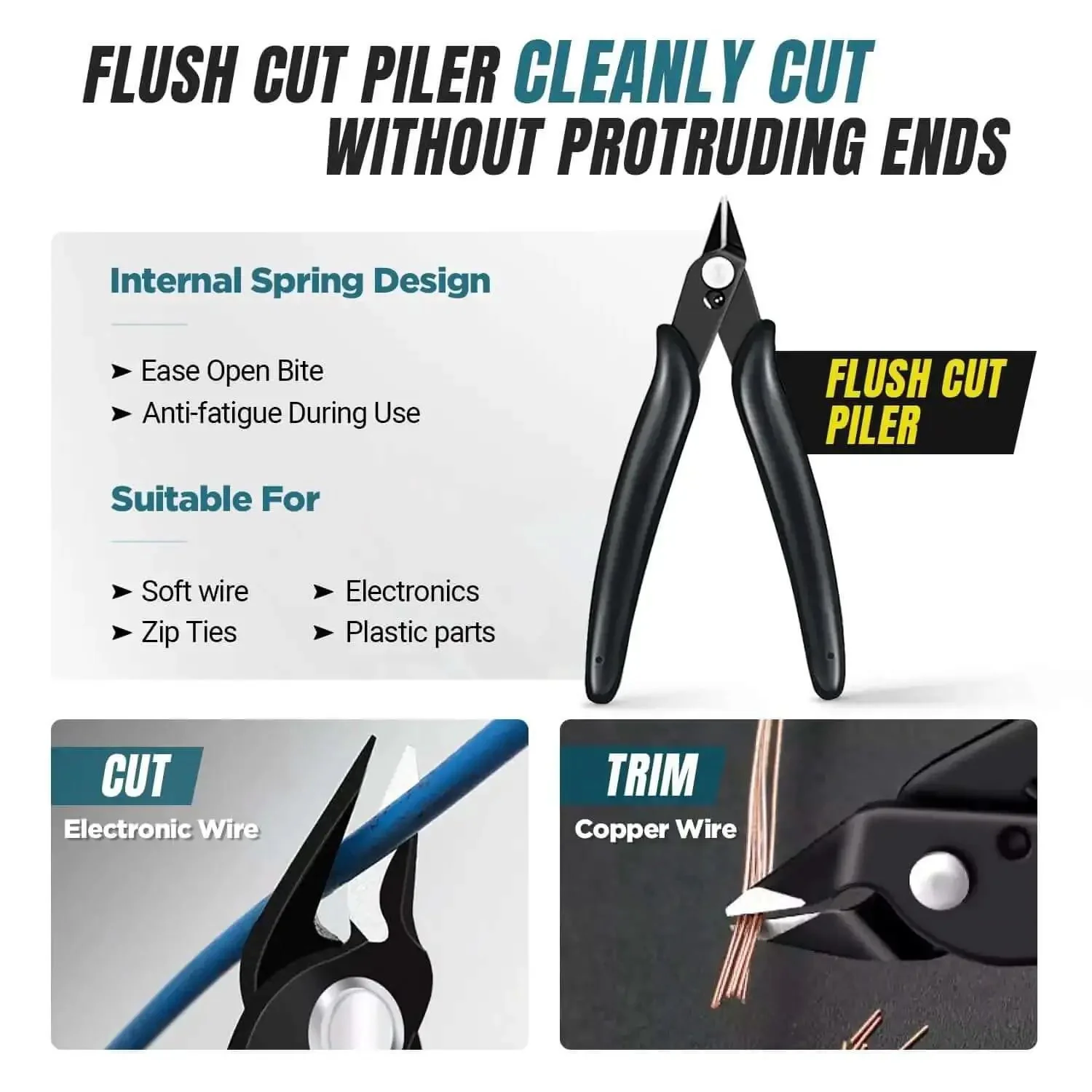 9-in-1 Ethernet Crimping Tool Kit With Pass-Through RJ45 And RJ11, Versatile Pro-Grade Network Tool Set For Cat7, Cat6A, UTP Cat6/5E, Includes 110 Punch-Down Tool, Wire Stripper, And Portable Waterproof Bag - Image 5