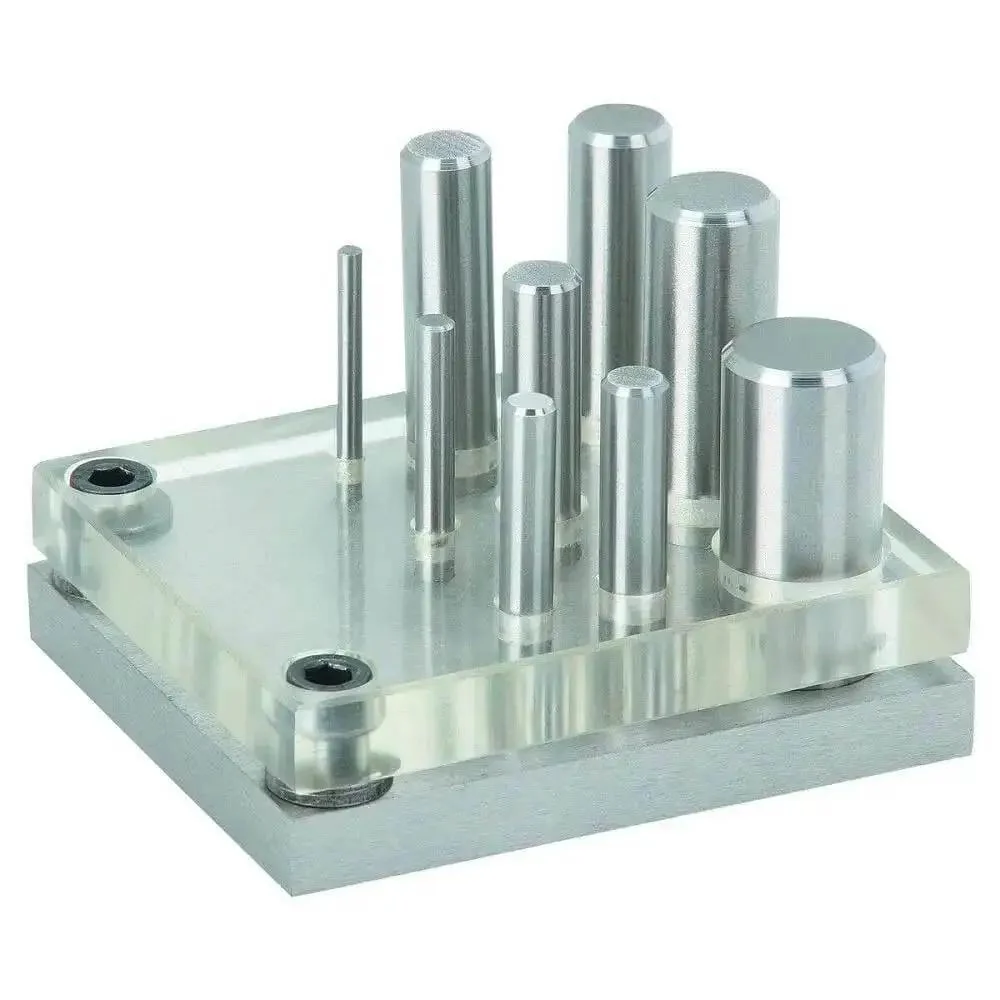 9 Pc Hand Disc Hole Punch Set For Sheet Metal Steel Cutter And Die Kit Pro Grade Punching Tool Puncher With Precise 0.002 Inch Tolerance And Heavy Duty Alloy Steel Construction For 20 Gauge Steel And 13 Gauge Aluminum - Image 2