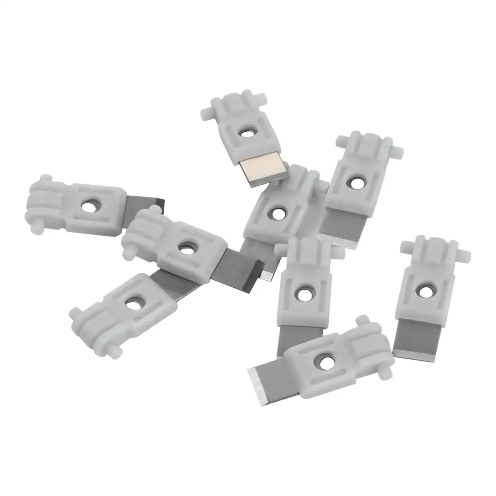 9-Piece Drop-In Filament Cutter Replacement Kit For P1P X1C A1 P1S X1E Mini AMS Series 3D Printers Easy Swap To Keep Filament Feeding Smooth Prevent Clogs Direct Fit For AMS Modules - Image 2