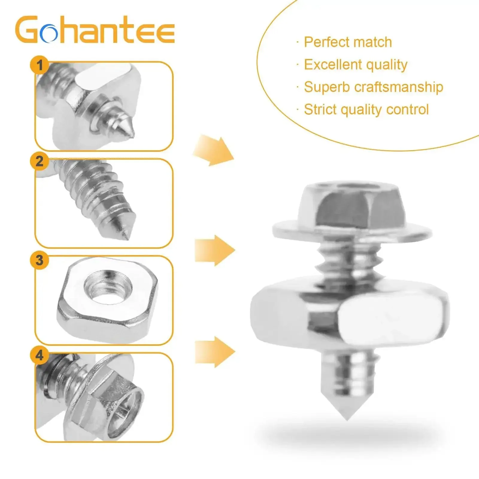 9 Piece Dryer Terminal Block Screw Kit Replacement For Whirlpool And Kenmore, Premium Quality Nut And Bolt Set For WP279393 279393D 279393VP 3184 AH334188 EA334188 PS334188, Easy Install And Durable Terminal Block Repair - Image 4
