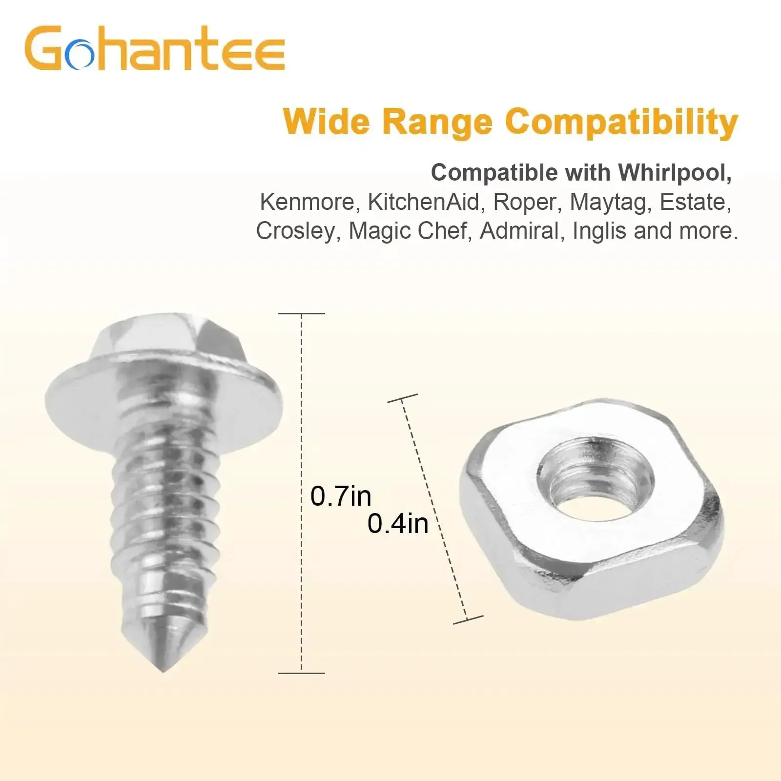 9 Piece Dryer Terminal Block Screw Kit Replacement For Whirlpool And Kenmore, Premium Quality Nut And Bolt Set For WP279393 279393D 279393VP 3184 AH334188 EA334188 PS334188, Easy Install And Durable Terminal Block Repair - Image 5