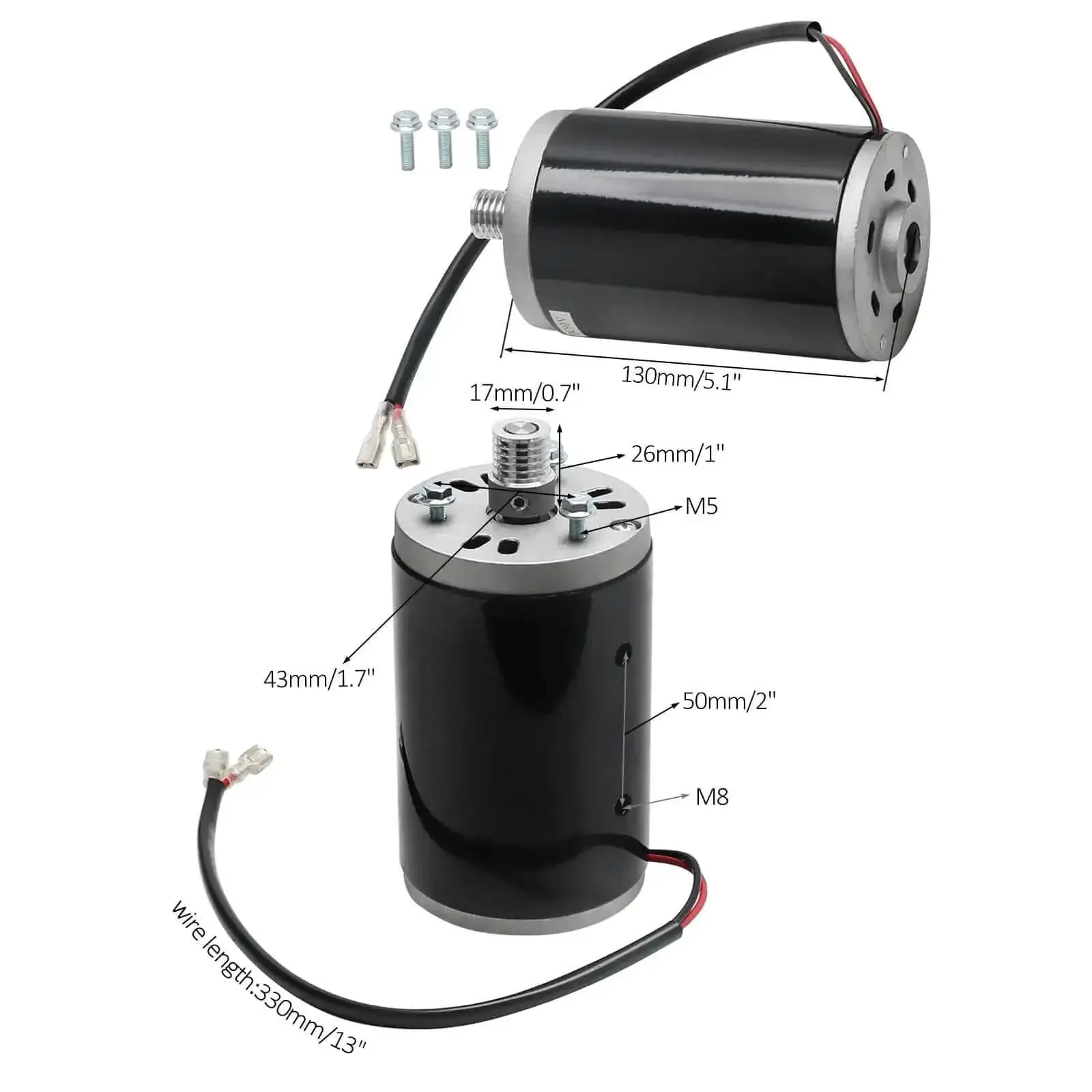 90V Brushless Electric Motor 200W 2400RPM For Small Equipment Treadmills Power Tools Polisher Grinder And More DIY Projects High Torque 0.35Nm 330mm Wire Length Durable Insulation - Image 7