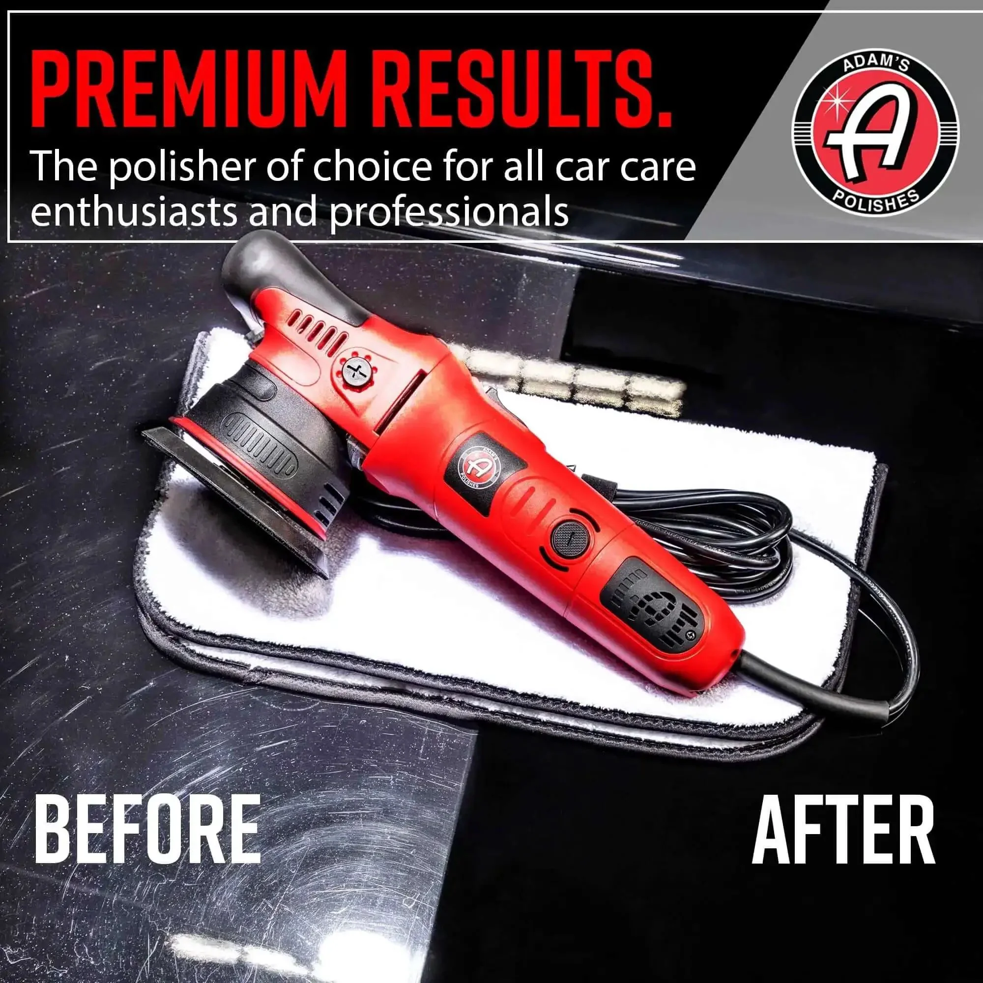 9mm Dual Action Car Polisher Long Throw DA Buffer For Detailers 1000W Power, Easy Scratch And Swirl Free Paint Correction Kit Includes Polish, Compound, And Pads For Pro Level Detailing - Image 5