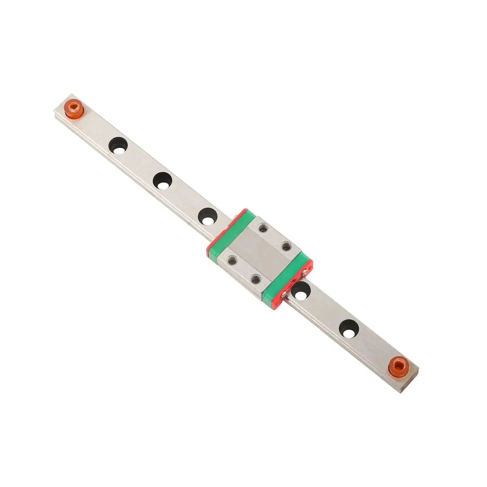 9mm Linear Rail Kit With Mini Bearing Steel Rail And Slide Block, 150mm Length Option, Rock Solid Four Point Design For Load In Any Direction, Ball Retainer For Easy Interchangeability, Butter Smooth Precision Motion For CNC And DIY Projects - Image 6