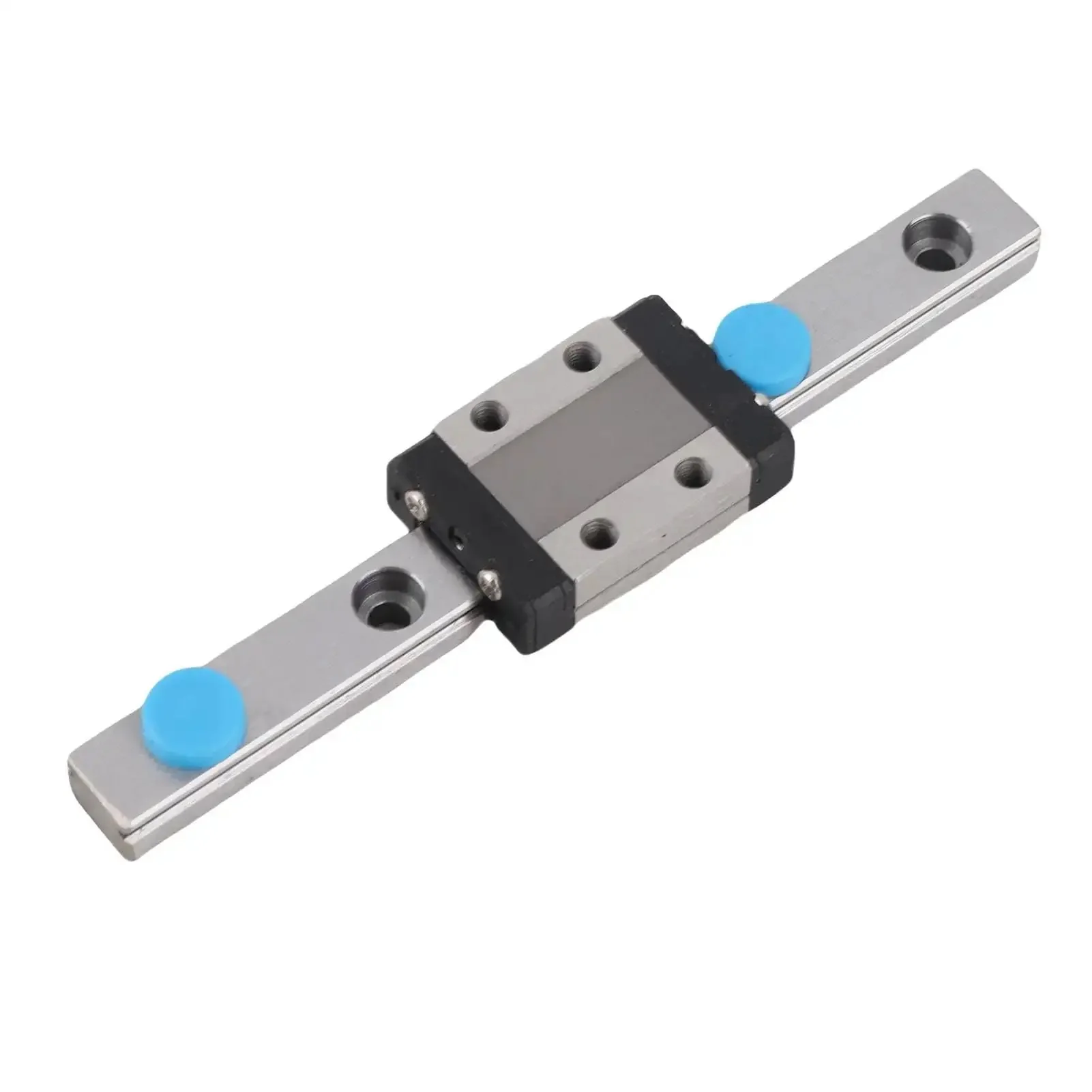 9mm Mini Linear Rail Guide With Ball Retainer And Lubrication System, Steel Rail Block For Precision Measurement And Smooth Motion, Four Point Load Design For Rock Solid Stability, 100mm Length