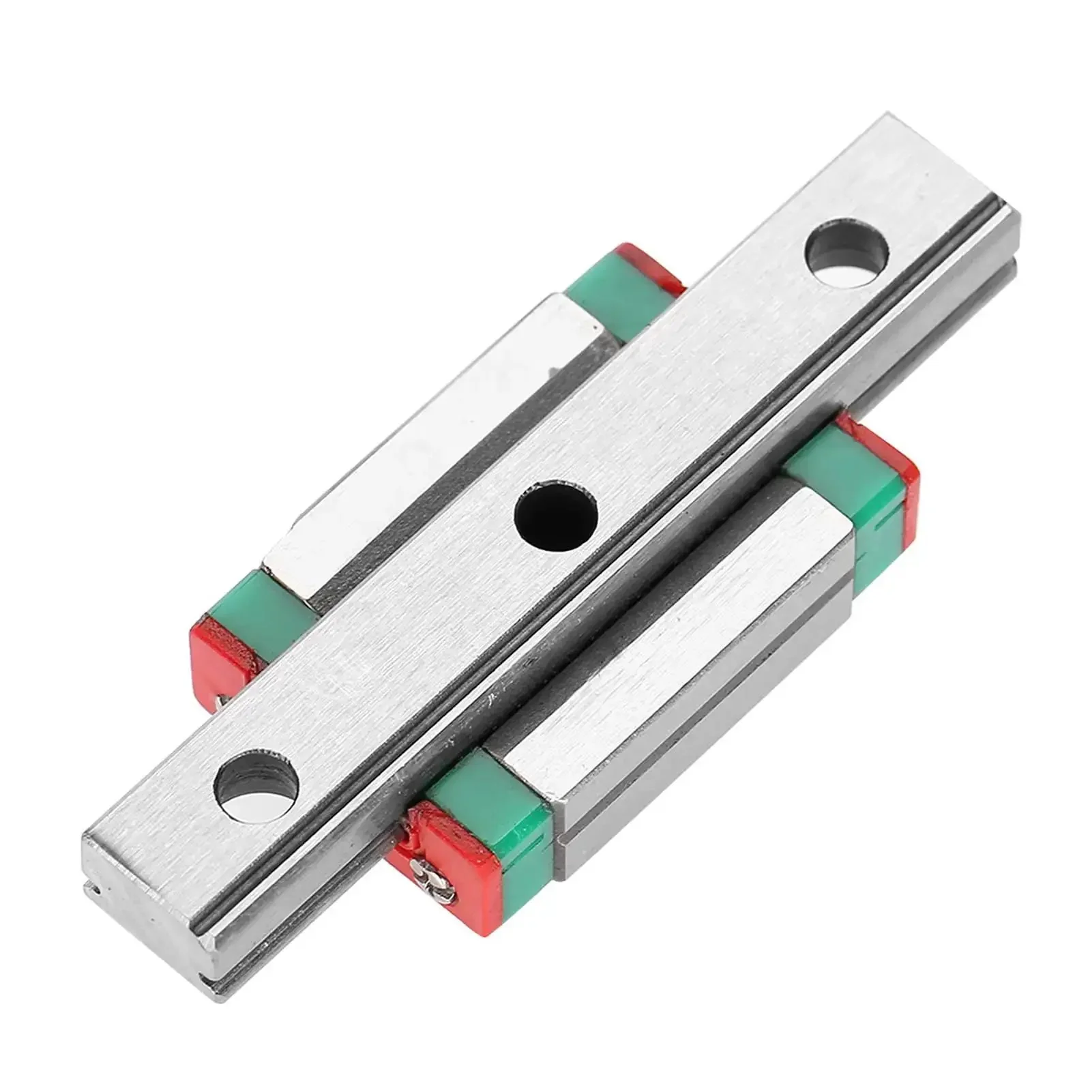 9mm Miniature Linear Rail With Bearing Steel Block For Mini Rail Systems Ball Retainer Design Lubrication System And 4 Point Load Bearing Rock Solid Precision For Measurement Sets 55mm Travel - Image 2