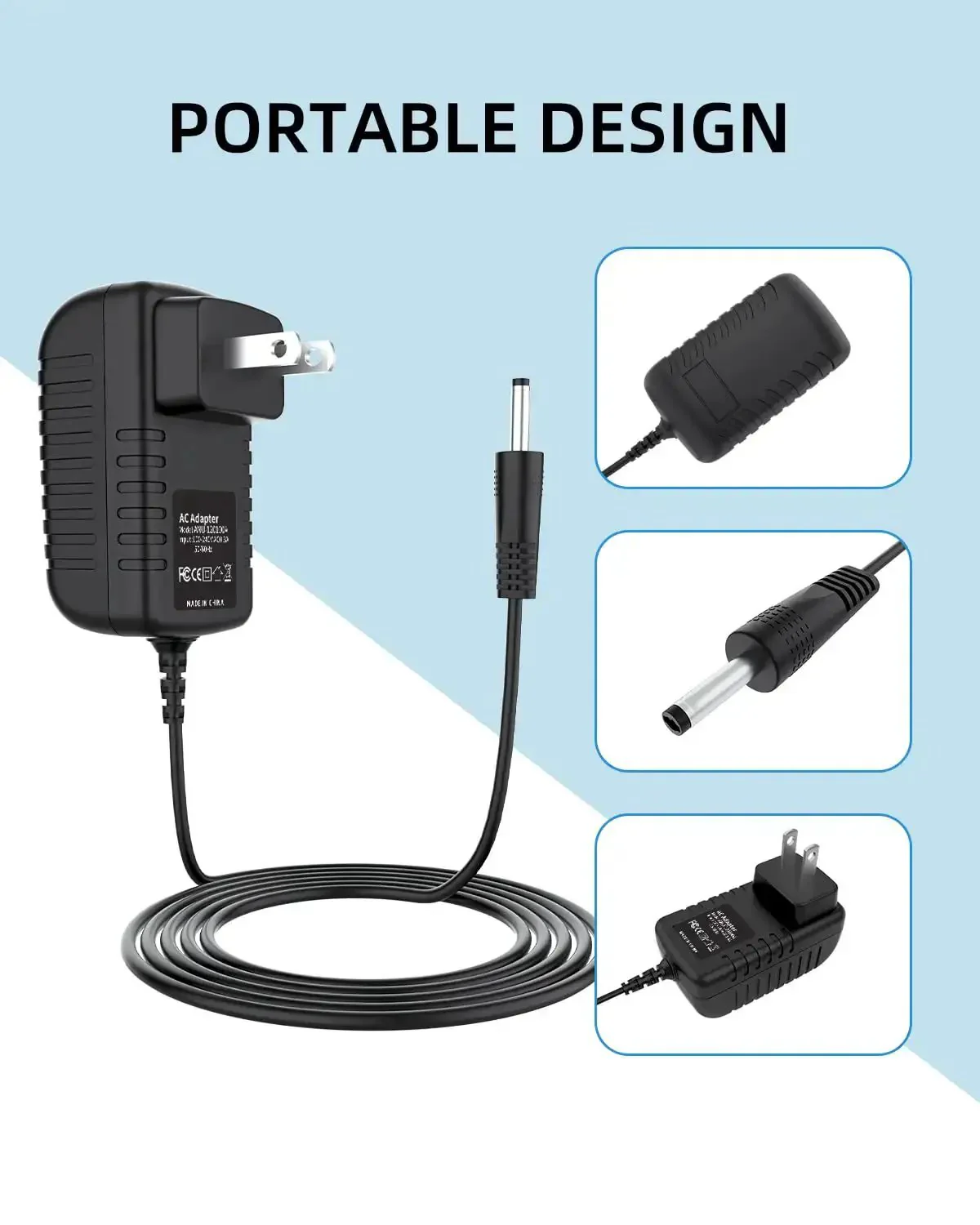 9V ACDC Power Adapter For NordicTrack RW200 Rowing Machine Replacement Charger, 9VDC Wall Wart PSU Cable, Safe CE FCC RoHS Certified, OVP OCP SCP Protected, OEM Style Power Supply - Image 6