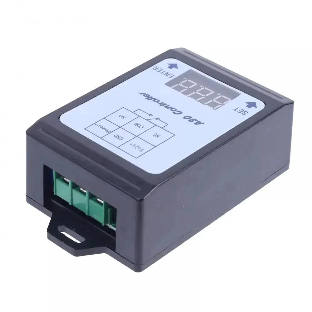 A30-U1 DC 0 To 99.9V Voltage Guard Controller Board With Delay Relay For Overvoltage Undervoltage Protection, Voltage Detection, Real-Time Screen Readout, And Easy Set Mode For Hassle-Free Power Monitoring