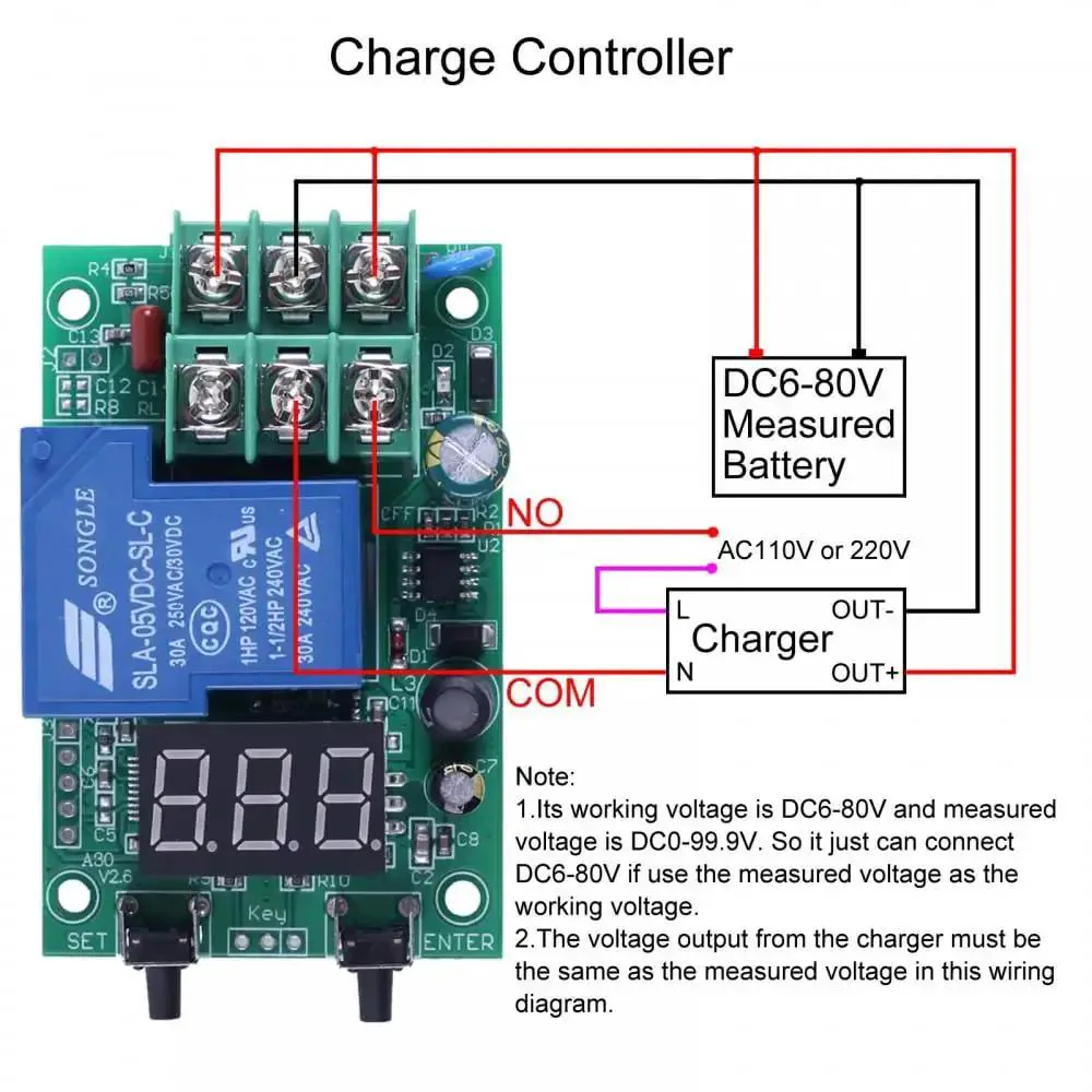 A30-U1 DC 0 To 99.9V Voltage Guard Controller Board With Delay Relay For Overvoltage Undervoltage Protection, Voltage Detection, Real-Time Screen Readout, And Easy Set Mode For Hassle-Free Power Monitoring - Image 8