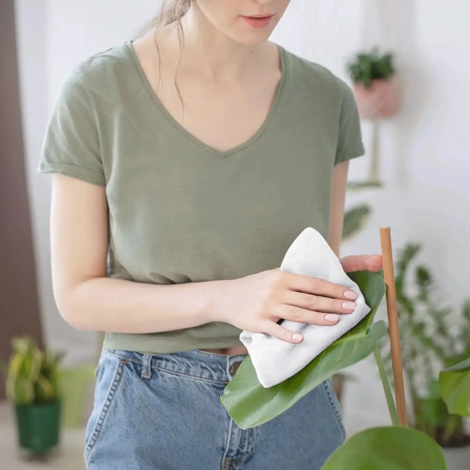 Absorbent Quick Dry Bar Mop Towels Pack Of 60, 14x17 Commercial Grade Cotton Cleaning Rags For Kitchen And Bar, White Reusable Shop Towels For Heavy Duty Cleaning And Spill Cleanup - Image 4
