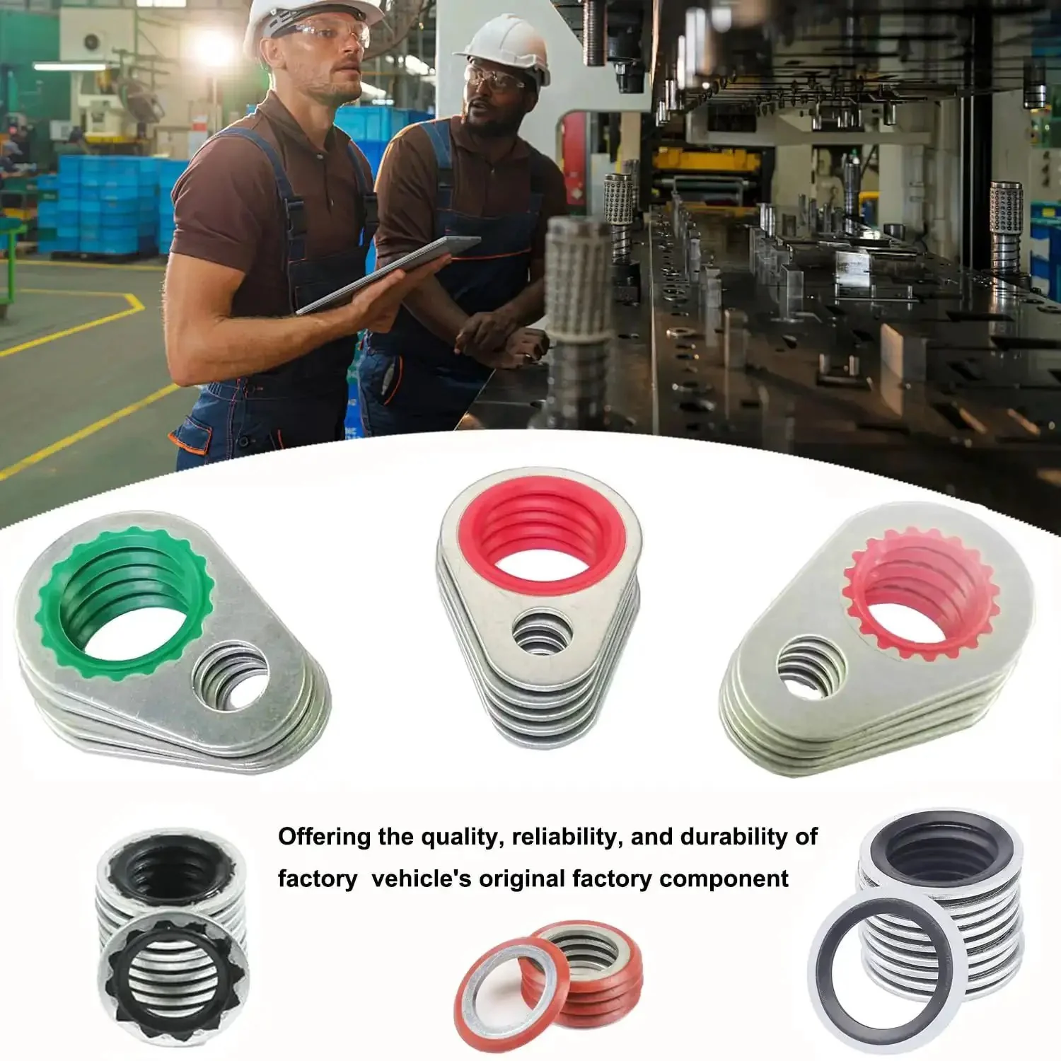 AC O Ring Kit 400 Piece Seal Washer Set for Your Ride, 12 Size O Ring Assortment, R134a R12 Refrigerant Ready, Port Seals, Gaskets for Compressors and Valve Cores - Image 4