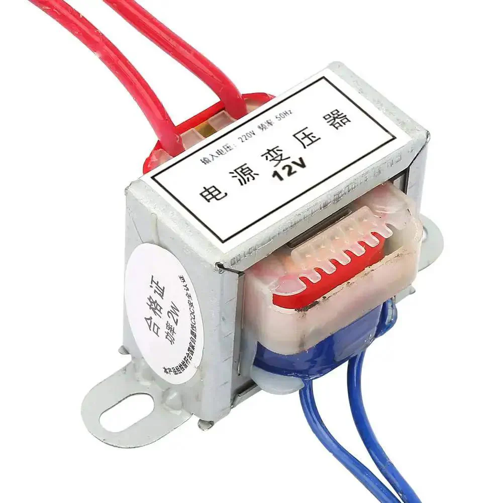 AC To AC Isolation Power Transformer, 220V Input To 12V And 24V Output, 50Hz, 2W, Single Phase EI Core, Vacuum Impregnated Insulation, High Temperature And Pressure Resistance, Great For DIY Electronics, Industrial Grade - Image 4