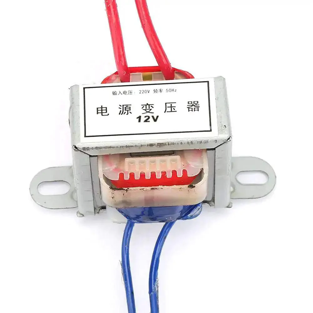 AC To AC Isolation Power Transformer, 220V Input To 12V And 24V Output, 50Hz, 2W, Single Phase EI Core, Vacuum Impregnated Insulation, High Temperature And Pressure Resistance, Great For DIY Electronics, Industrial Grade - Image 5