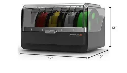 Ace Pro For Kobra S1 3D Printer With Nozzle Clog Detection Automatic Filament Backup Filament Humidity Preset Drying While Printing Dual PTC Heating And 360 Degree Hot Air System For Colorful Reliable And Faster Pro Printing - Image 2