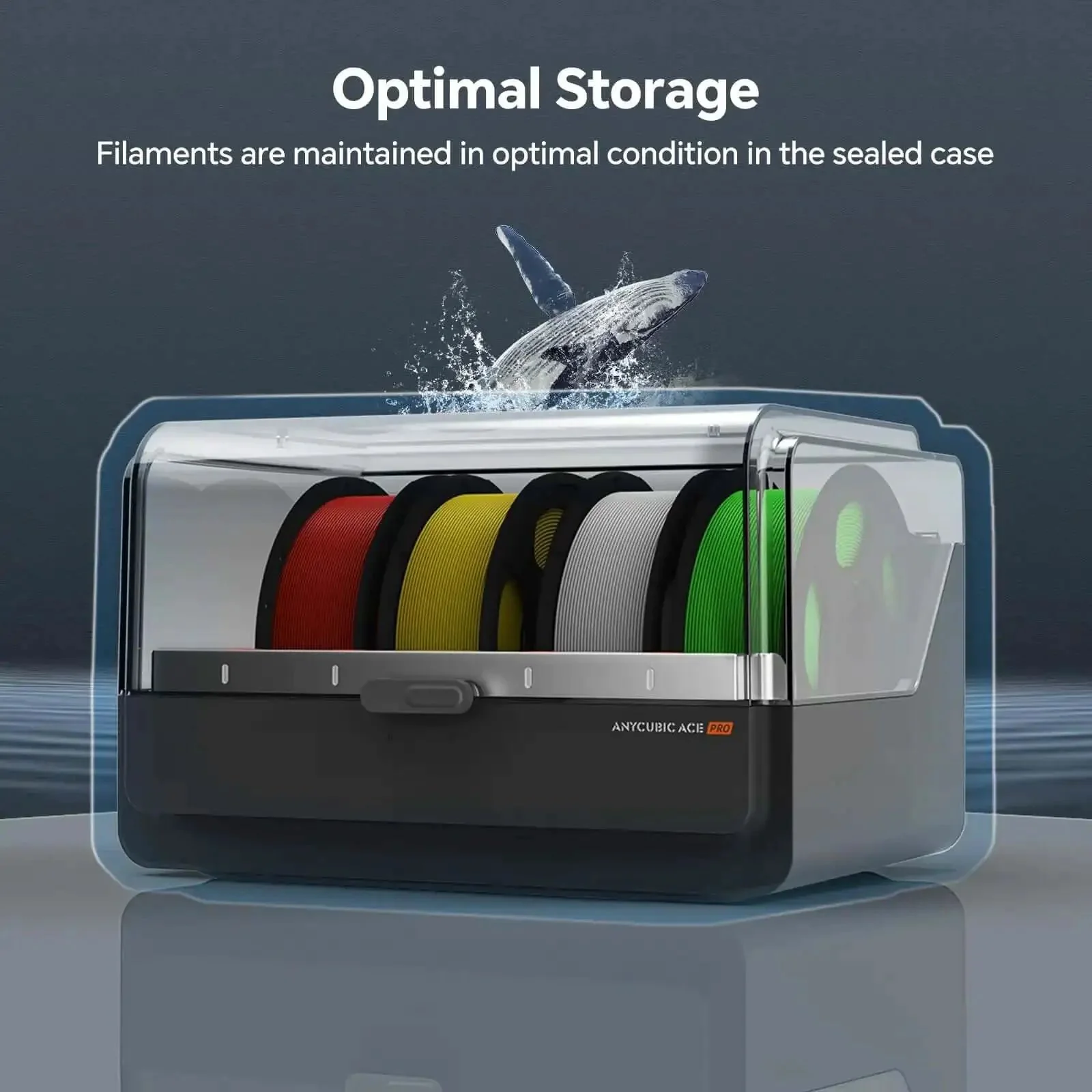 ACE Pro Multi Color Filament Dryer Box For Kobra 3 Max With Auto Backup And Smart Identification For Smoother Color Swaps And Cleaner Prints Not For Kobra S1 Premium 3D Printing Accessory - Image 2