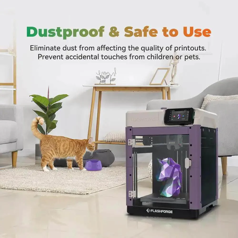 AD5M 3D Printer Enclosure Dustproof Protective Cover With Constant Temperature Quiet Printing And Customizable Exterior For ABS ASA And PC Filaments DIY Style Upgrade - Image 2