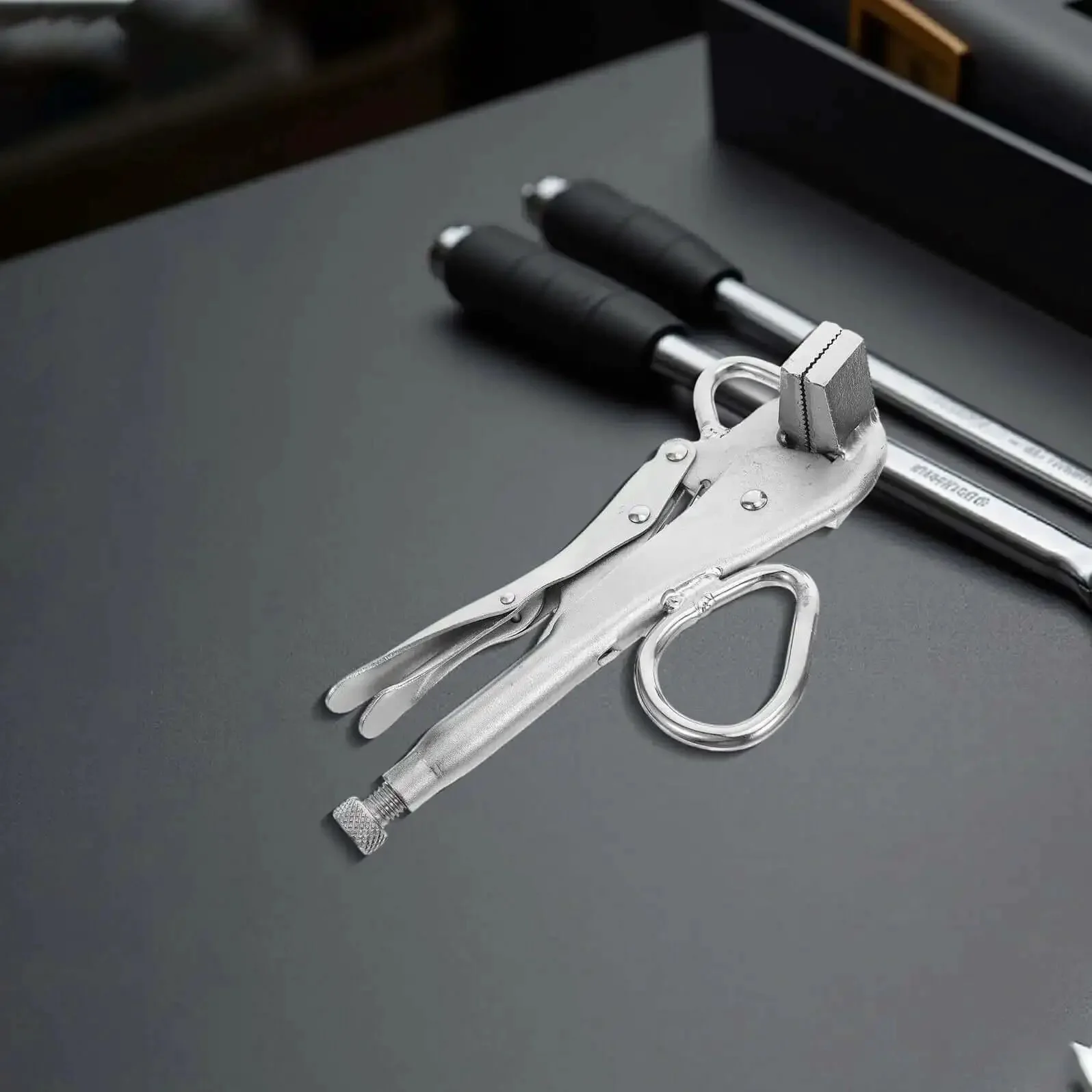 Adjustable Auto Body Dent Repair Pulling Plier Clamp For Sheet Metal Locking Welding Clamp With A Grippy Firm Grip For Welding Pulling And Metal Panel Repair After Collisions Portable And Easy To Use - Image 4