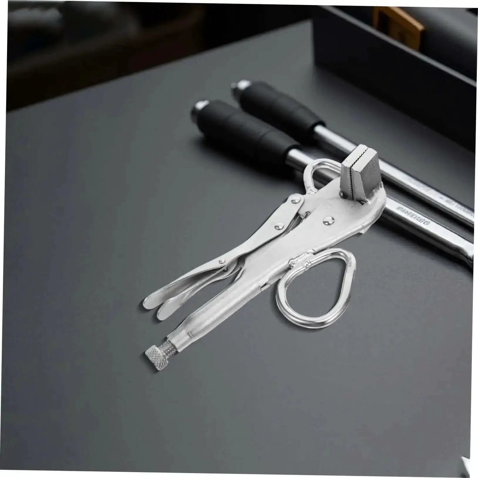 Adjustable Auto Body Sheet Metal Clamp Pliers With Beefy Wide Flat Duckbill Jaws For Precise Welding And Vehicle Maintenance Repair Ergonomic Grip To Reduce Hand Fatigue And Multipurpose Panel Clip Pliers - Image 4