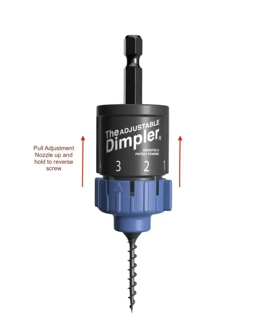 Adjustable Drywall Bit And Screw Gun Attachment Turns Any Drill Into A Drywall Screw Gun Or Deck Screwdriver With Magnetic Bit Holder For Fast, Accurate And Consistent Fastening - Image 4