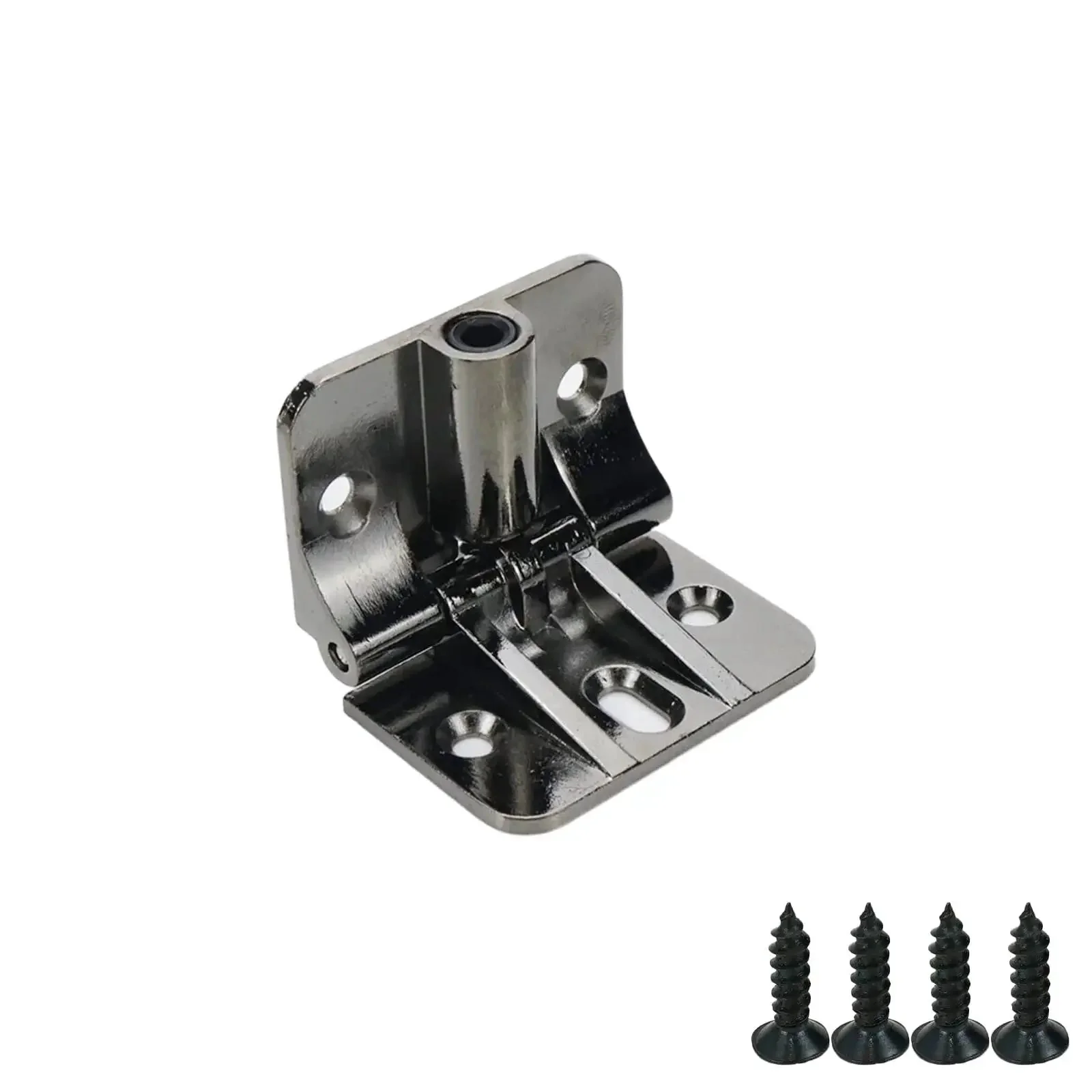 Adjustable Position Control Hinge Set For Doors Two Pack With Beefy Zinc Alloy Torque Hinges Multi Angle Support Quiet Smooth Operation 4 Countersunk Holes 2.32 By 1.77 Inches Black - Image 4