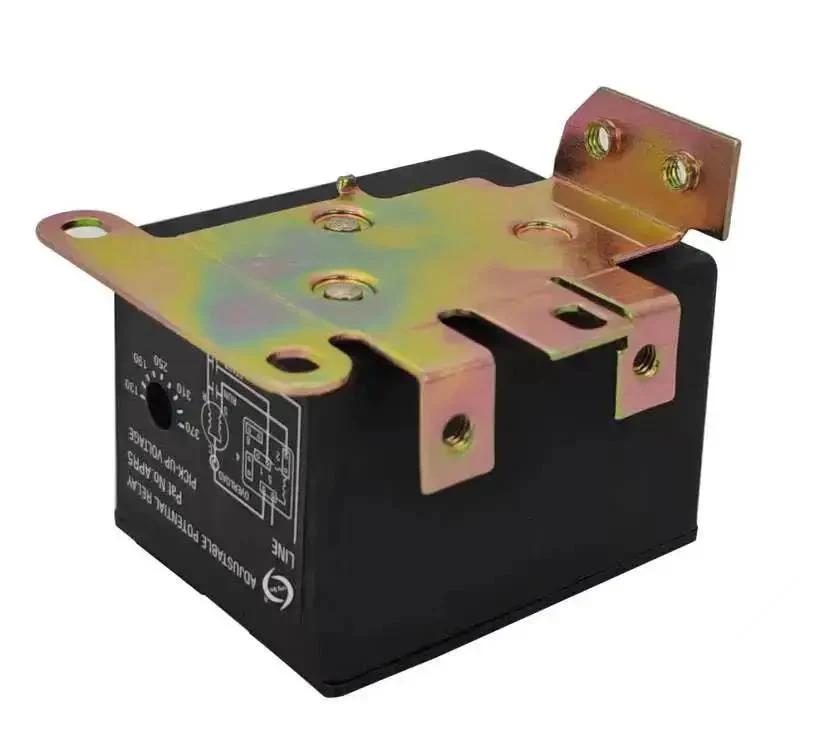 Adjustable Potential Relay With 30A At 110 To 270 VAC For 3 And 5 Terminal Systems 5 HP Motor Rating Normally Closed Contacts Set Pick Up Voltage 1.0 To 1.5 Second Safety Timeout Wire To Wire Replacement UL Recognized - Image 2
