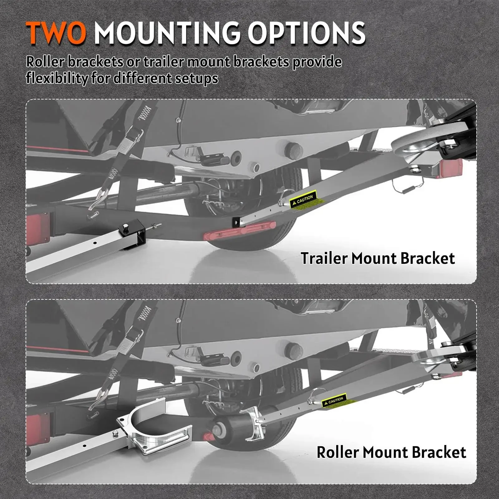 Adjustable Transom Saver From 23 To 35 Inches For Boat Motor Support With Heavy Duty Composite Head That Keeps Your Engine Steady And Provides Roller And Trailer Mounts To Protect Transom During Transport Or Storage - Image 3