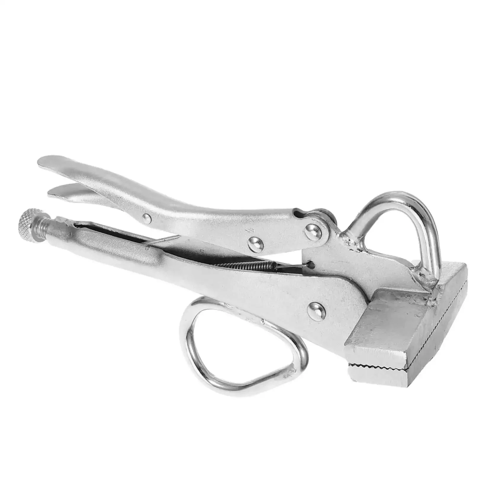 Adjustable Welding Clamp Pliers With Wide Flat Duckbill For Auto Body Sheet Metal Repair And Vehicle Maintenance Pro Grade Panel Alignment Secure Fastening Workhorse Pulling Clamp Tool For Pros