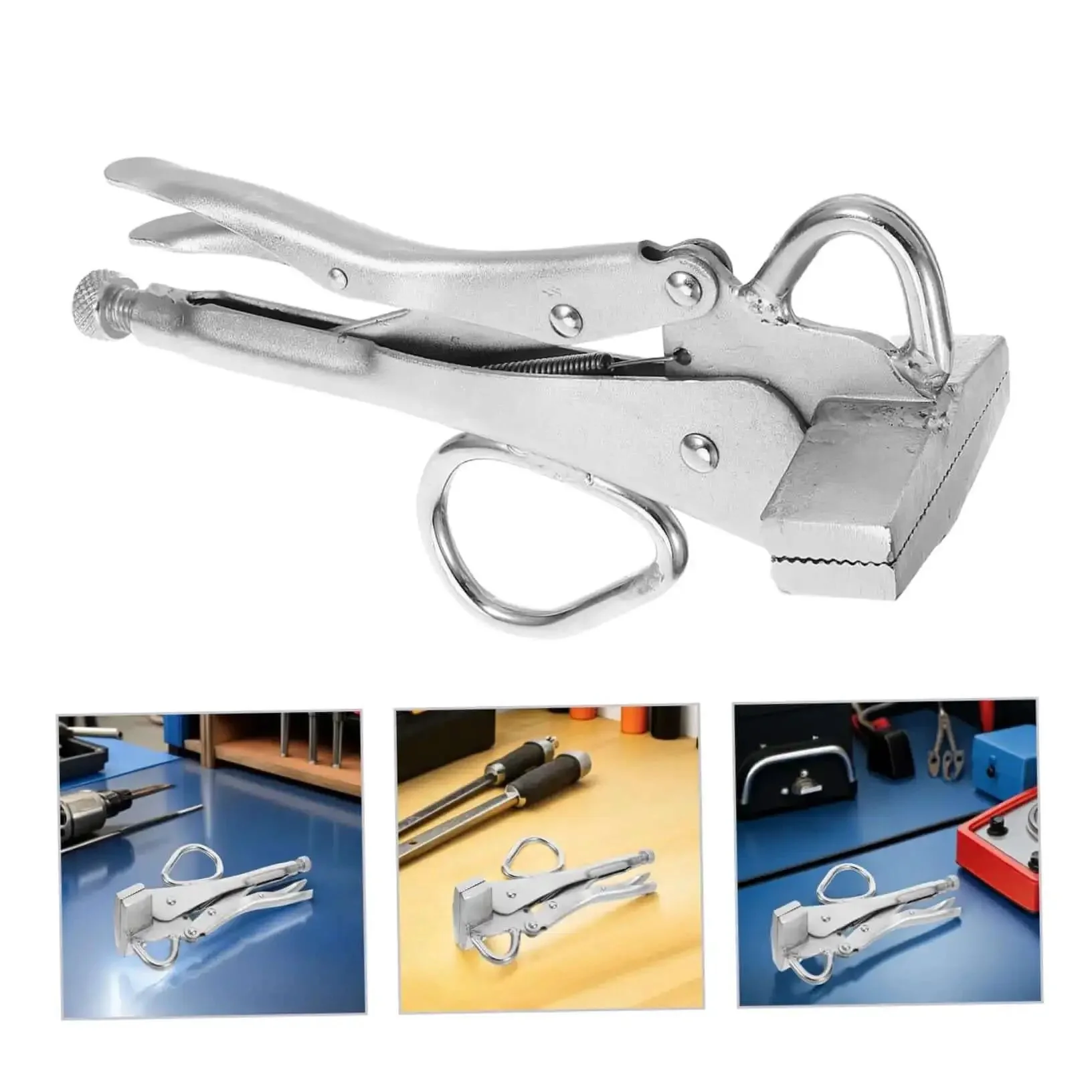 Adjustable Welding Clamp Pliers With Wide Flat Duckbill For Auto Body Sheet Metal Repair And Vehicle Maintenance Pro Grade Panel Alignment Secure Fastening Workhorse Pulling Clamp Tool For Pros - Image 2