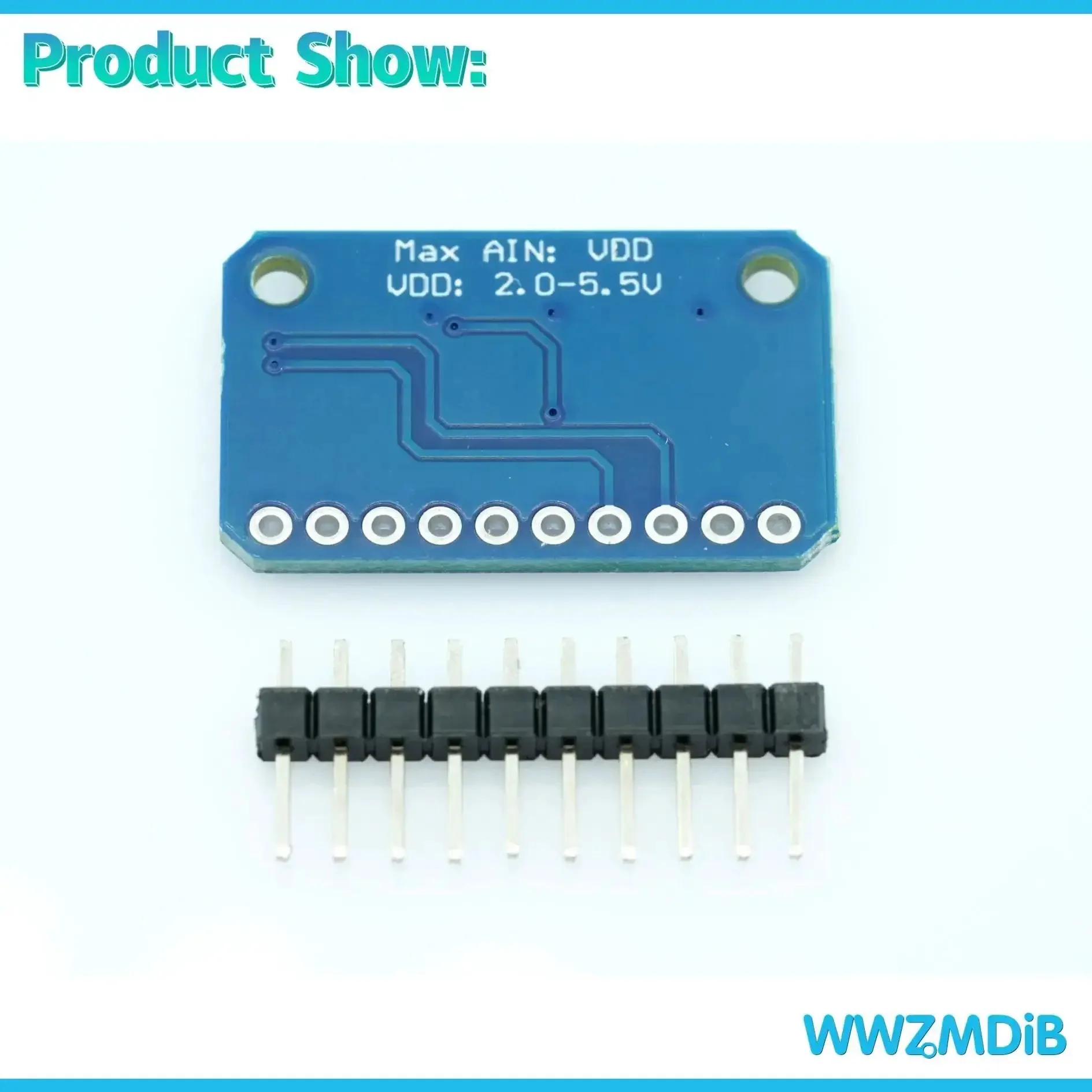 ADS1115 16 Bit 4 Channel I2C IIC Analog To Digital Converter With Programmable Gain Amplifier For Arduino Raspberry Pi DIY Projects And Experiments For Precise Data Logging Prototyping And Hobby Electronics - Image 3