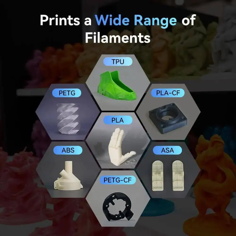 Adventurer 5M 3D Printer With Fully Auto Leveling System And CoreXY Structure Delivers 600mm/s High Speed, 280C Quick Detach Nozzle For Superior Print Quality, A Plug And Play Choice For Rookies To Pros - Image 4