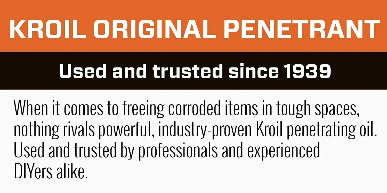 Aerokroil Penetrant Rust Penetrating Lubricant And Corrosion Inhibitor Oil For Chains Hinges And Stuck Metal Parts Great For Home And Industrial Use Aerosol 13 Oz 1 Pack - Image 4
