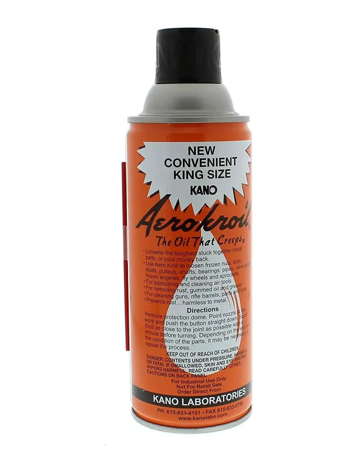 Aerokroil Penetrant Rust Penetrating Lubricant And Corrosion Inhibitor Oil For Chains Hinges And Stuck Metal Parts Great For Home And Industrial Use Aerosol 13 Oz 1 Pack - Image 5