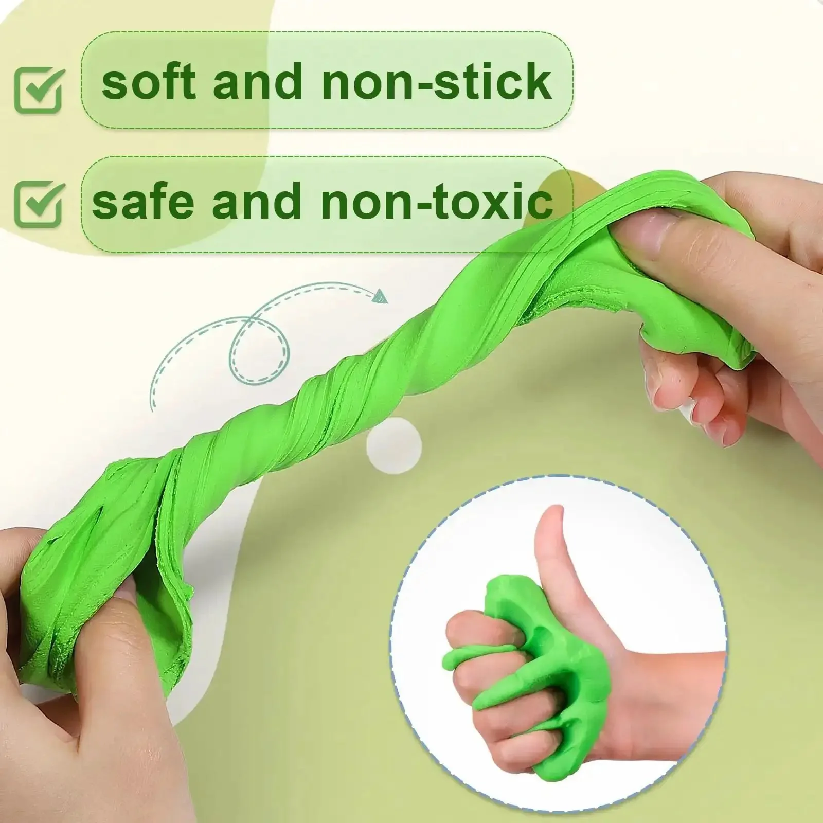 Air Dry Clay Kit For Kids With 158 Colors And Sculpting Tools, DIY Modeling Clay Set For Arts And Crafts, Kid Friendly Safe Non Toxic Fun For Boys And Girls Ages 3 To 12, Perfect Birthday And Christmas Gift - Image 10