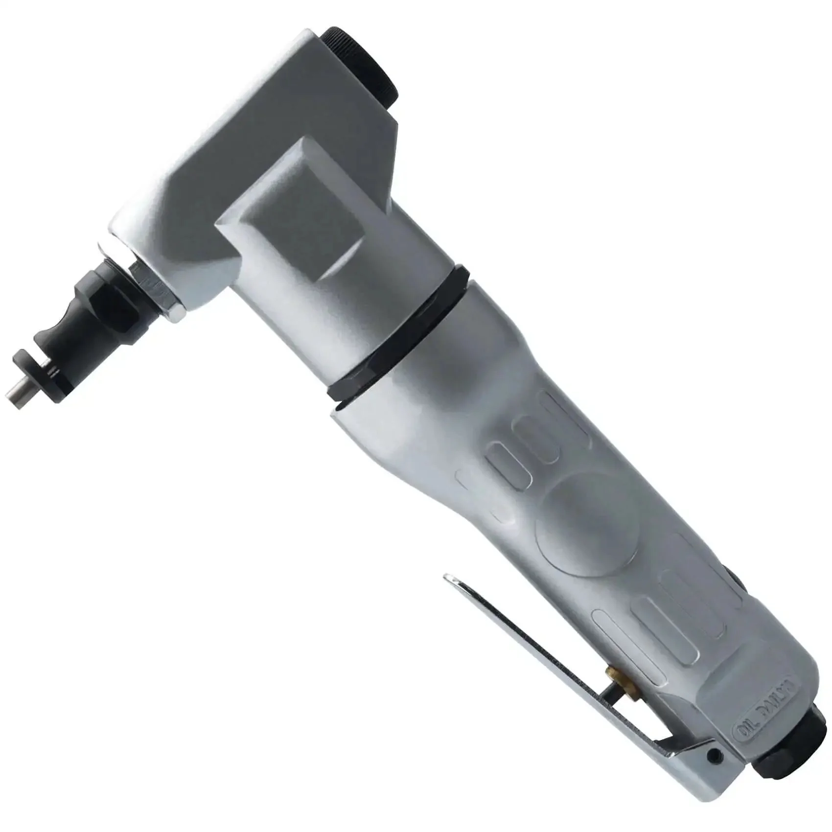 Air Nibbler For Sheet Metal Up To 18 Gauge With 4 CFM, 3000 RPM Pneumatic Tool, Lightweight Aluminum Housing, High Speed Steel Cutter, Precise Distortion Free Cuts And Radius Cuts As Tight As One Quarter Inch, Paddle Throttle