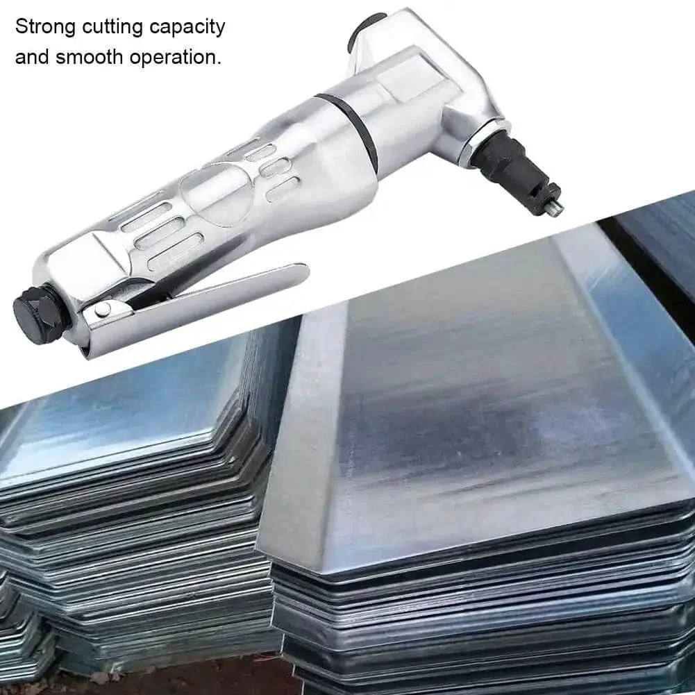Air Nibbler Metal Cutter For Quick Clean Cuts Pneumatic Scissors Handheld Cutting Tool 2800 RPM Lightweight Workhorse Heavy Duty Hardened Blade Alloy Case Smooth Cutting Performance - Image 7