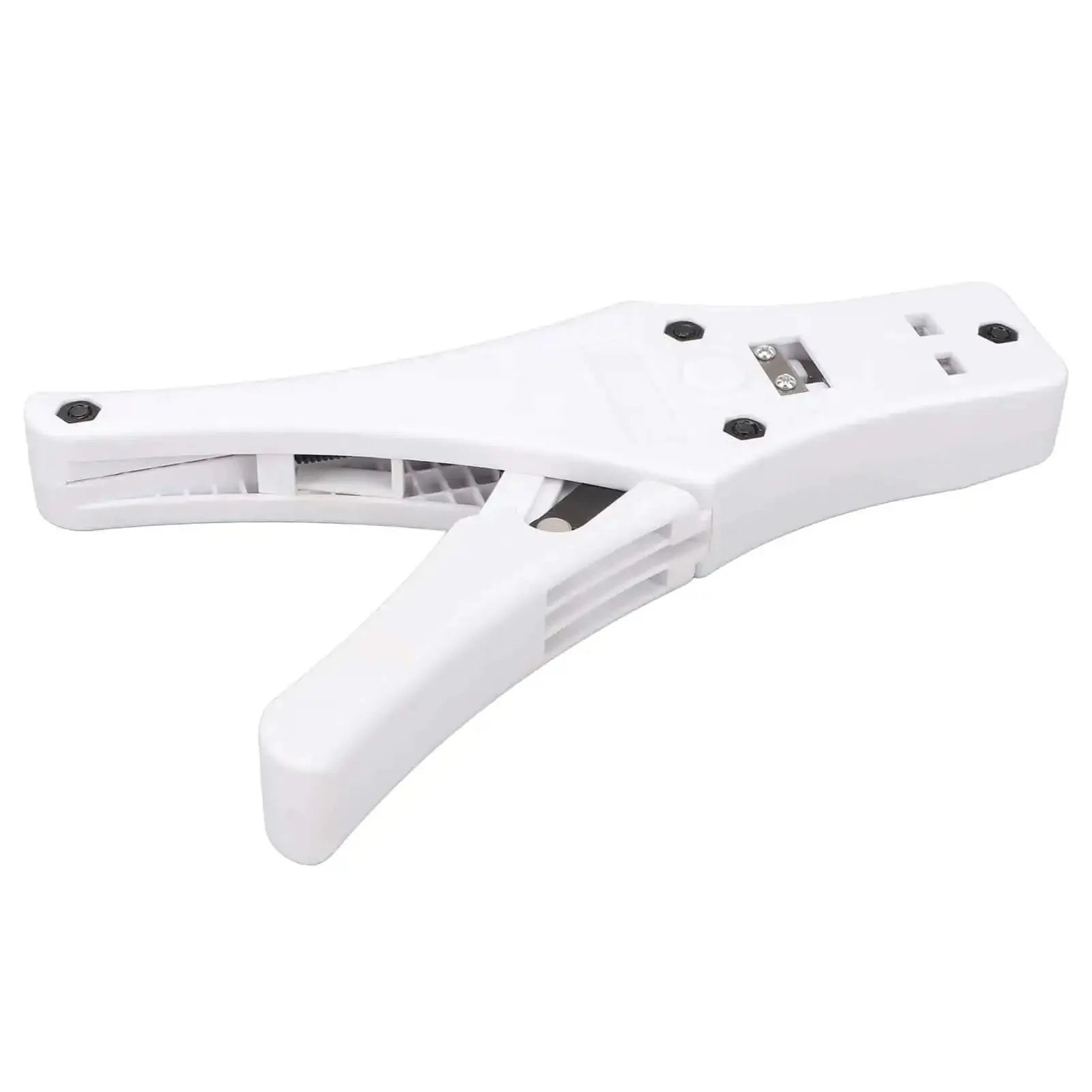 All Day Pro Grade Crimping Tool With Comfortable Ergonomic Handle For Quick Ethernet Cable Work Wide Compatibility With 4P 6P 8P RJ45 Connectors Premium Blades For Clean Reliable Network Wiring