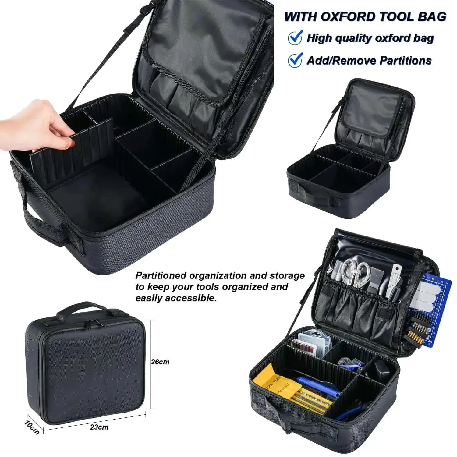 All In One 124 Piece 3D Printer Tool Kit With Carry Case For Finishing Cleaning Nozzles Trimming And Sanding Pro Grade Mini Rotary Tool And Modeler Tools For Easy Print Cleanup And Maintenance - Image 5